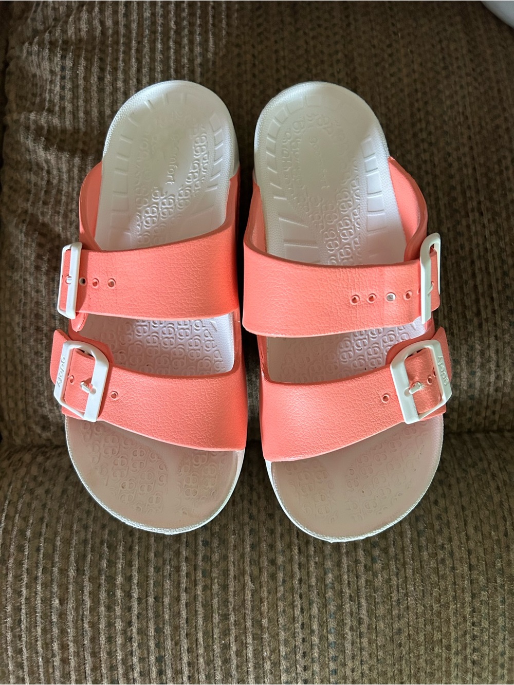 Gravity Defyer Upbov g-defy orthopedic sandals in peach 8